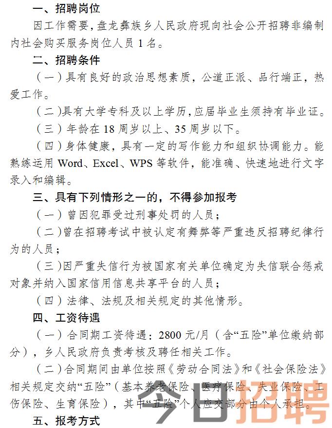 镇康县人民政府办公室最新招聘启事